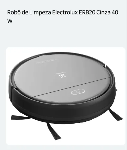 Robô de Limpeza Electrolux ERB20 Cinza 40W