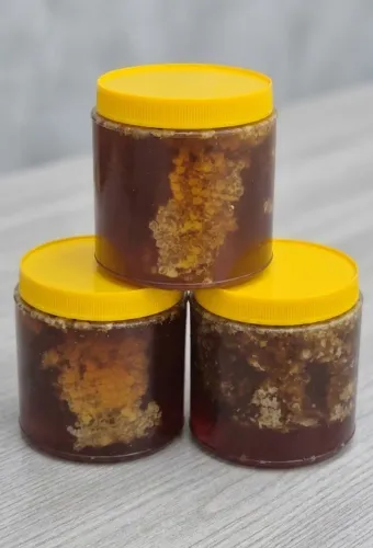 Mel puro de Abelha europa com favo 1kg
