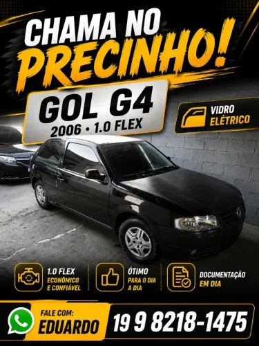 Volkswagen Gol Geração IV City 1.0 8V MI Total Flex Mec. 2P 2006