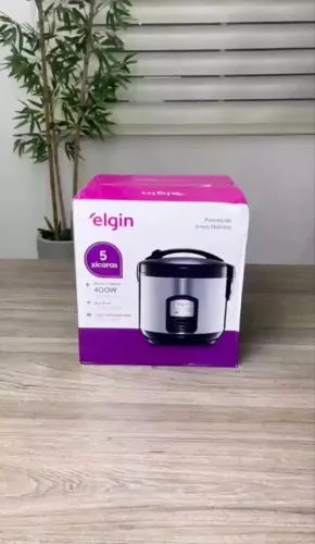 Panela de Arroz Elétrica Elgin 5 Xícaras 1 Litro 400W