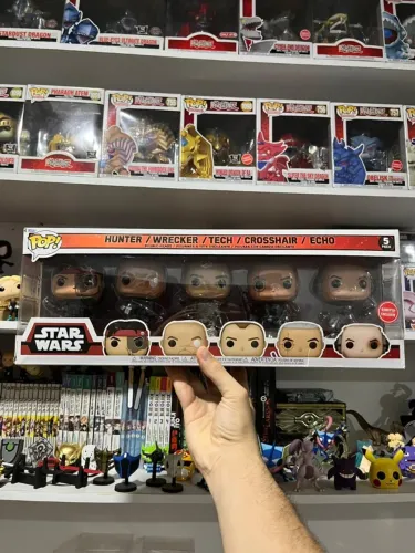 Funko Pop! Hunter/Wrecker/Tech/Crosshair/Echo PACK 5