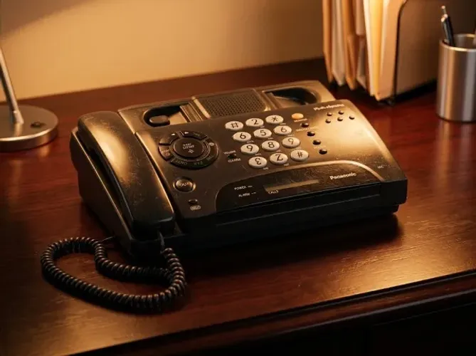 Telefone e Fax Antigo Panasonic Panafax UF-S1 - Relíquia Anos 2000
