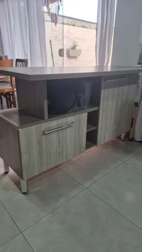 Balcão apoio buffet para cozinha
