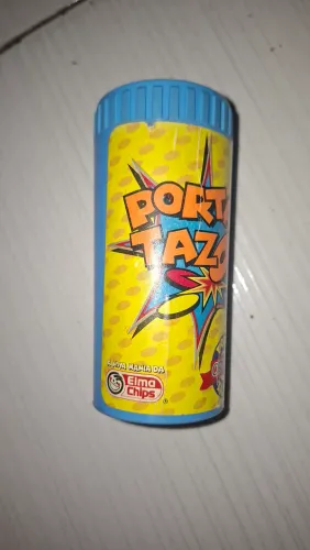 Porta tazos looney tunes azul