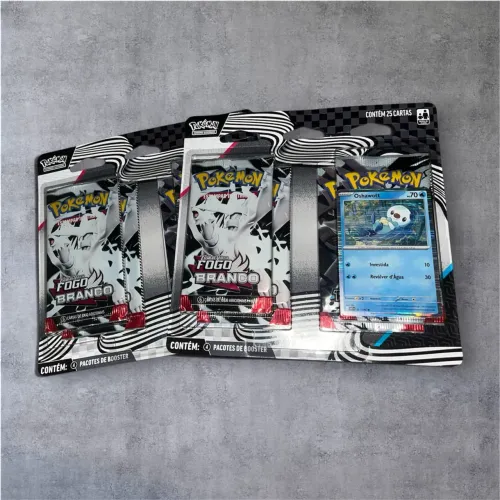 Pokémon TCG - Blister Quádruplo EV 10.5 | Fogo Branco e Raio Preto