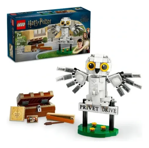 Lego 76425 Harry Potter 337 Peças Edwiges Rua Dos Alfeneiros