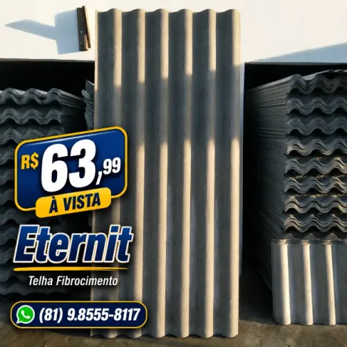 Telha ETERNIT 2,44m x 1,10m / 5mm