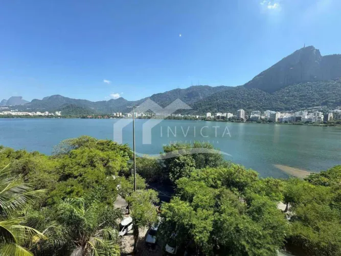 maravilhoso dois quartos na lagoa com vista cristo redentor