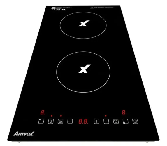Cooktop por indução 2 bocas
