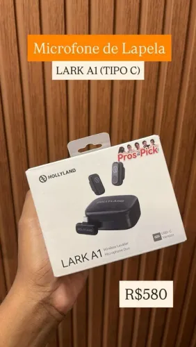 Microfone hollyland lark A1 tipo C 