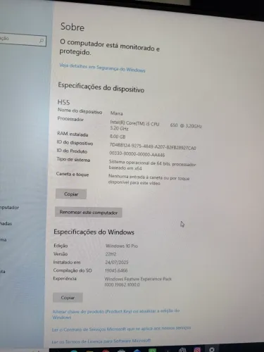 Pc Intel Core i5 com wi fi completo monitor de 24 