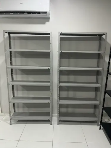 2 Estante de aço 6 prateleira 