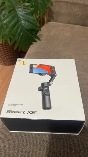 Stabilizador Gimbal Smart XE 3 Eixos para Smartphone - Completo na Caixa