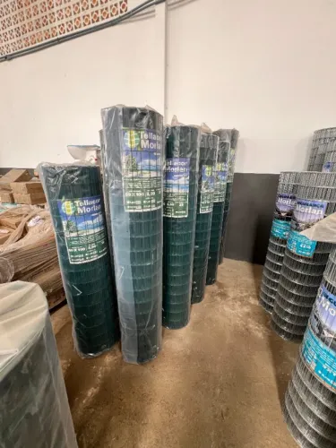 TELA TELLACOR 10X5cm FIO 2,50MM 1,00X25M (VERDE)