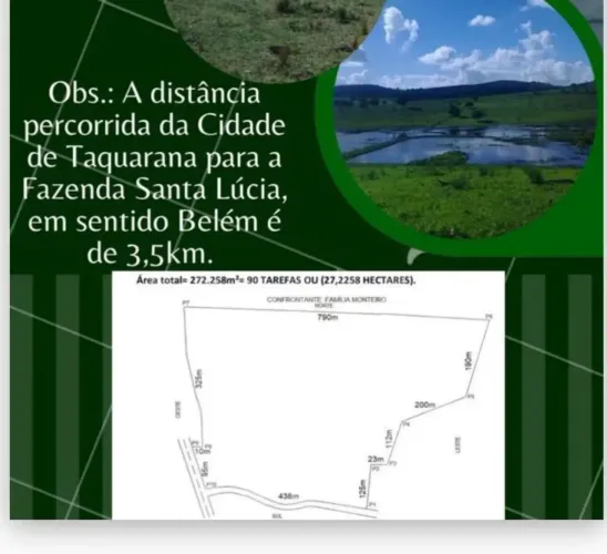 excelente fazenda com 90 tarefa - Taquarana - AL
