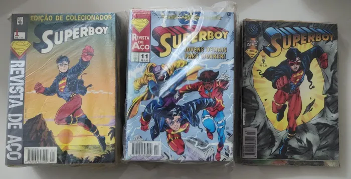 Superboy 1a série 22 edições + edições número 0, 19 e 20 - 2a série Ed Abril