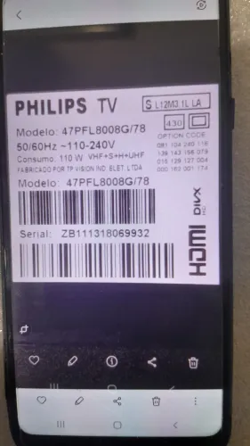 " PLACA DA FONTE ORIGINAL DA TV PHILIPS MODELO 47PFL8008G/78 "