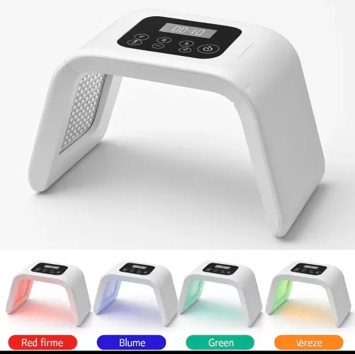 Máscara de Led Facial Fototerapia 7 Cores PDT Led