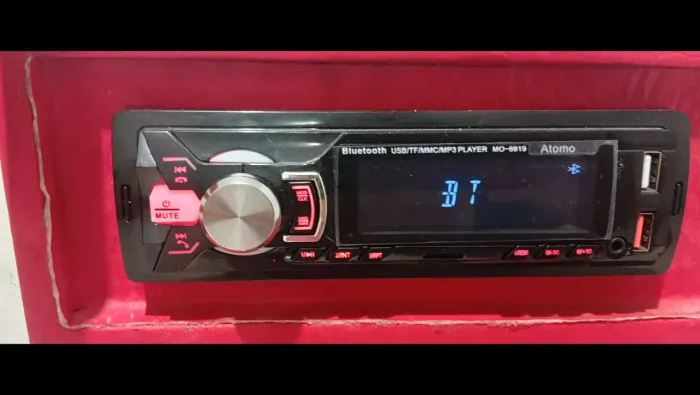 Som mp3 bluetooth Aux e rádio da átomo