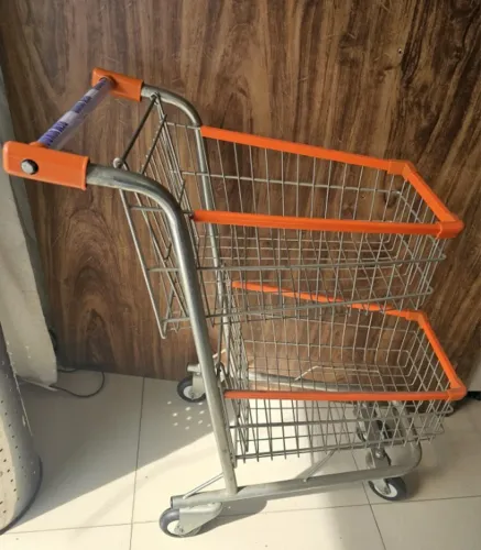3 Carrinhos para Supermercados e Padarias 2 alturas