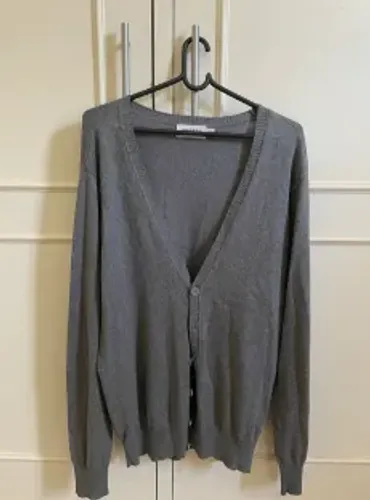 Blusa Tricot social cinza
