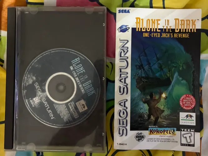 Alone in the Dark: One-Eyed Jack?s Revenge - Sega Saturn - Original - Completo - R$ 699,00