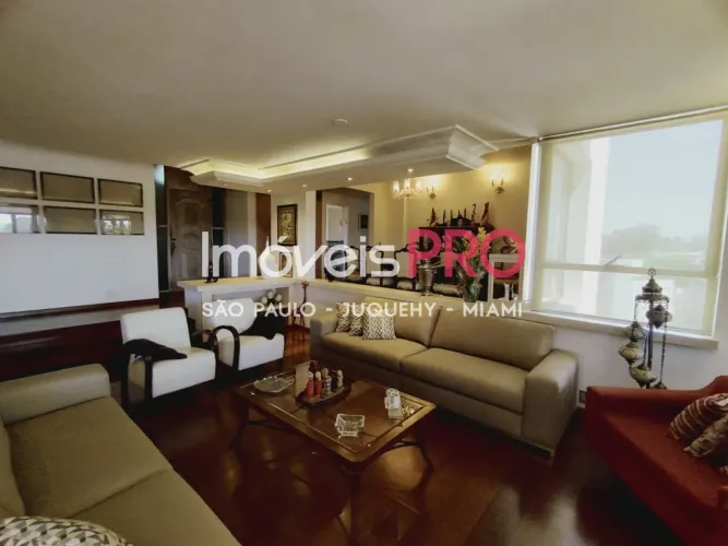 Apartamento a venda na Praca do Real Parque com 300m2, 4 suites, 5 vagas e varanda com vis