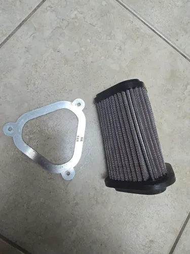 Filtro Esportivo (lavável) com tampa de auto fluxo para moto Royal enfield interceptor 650