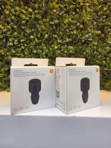 Xiaomi Car Charger 67W Original - USB-C + USB-A | Carregamento Super Rápido
