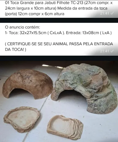 Toca para répteis 
