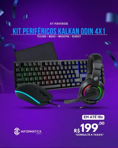 KIT PERIFÉRICOS KALKAN ODIN 4X1