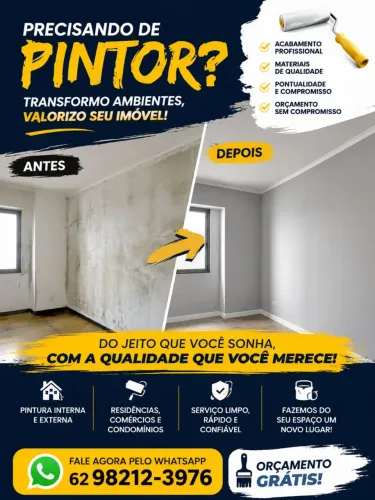 ? TRANSFORME SUA CASA! Pintor Profissional + Orçamento GRÁTIS ?