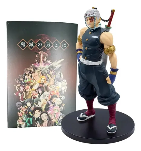 Boneco Kimetsu No Yaiba - Uzui - Demon Slayer - Action Figure