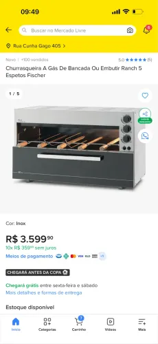 Churrasqueira a gás