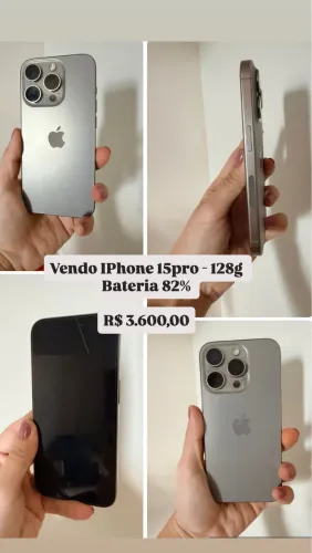 iPhone 15pro 128g - único dono