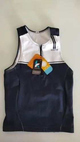 Top Camisa Sem Mangas Triathlon Elite Smooth Proteção Uv 50