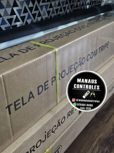 Tela de projeção com tripé R$950,00 chama no PV 