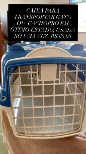 CAIXA DE TRANSPORTE DE GATO