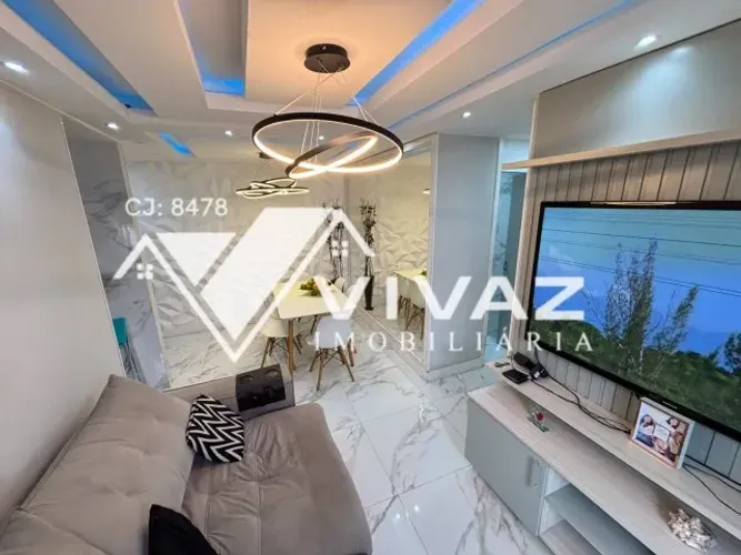 Apartamento Automatizado com 03 Quartos Mobiliados