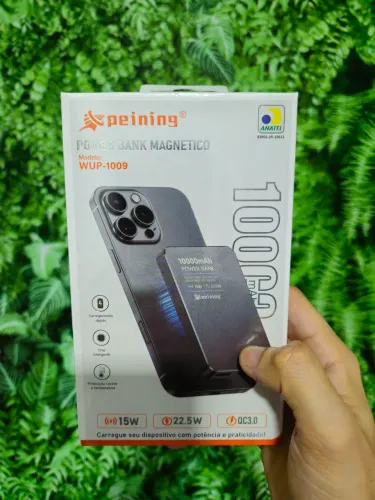 Power bank por indução Peining 10000mAh