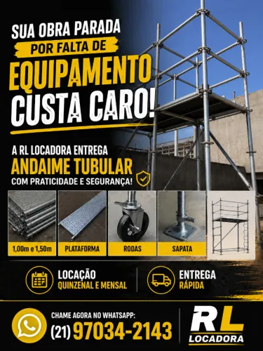Locação de andaime