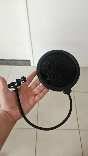 Suporte Para microfone de mesa + Pop filter