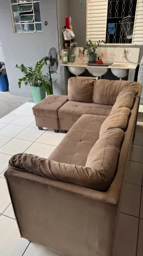 Sofá em L Grande