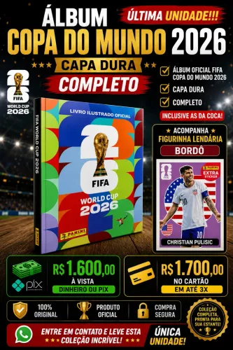 Álbum copa do mundo FIFA completo 2026