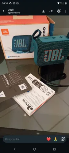 Vendo caixa JBL GO4 super conservada a prova D'agua