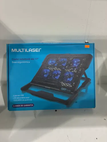Cooler Base Ergonômica para Notebook até 17? Multilaser