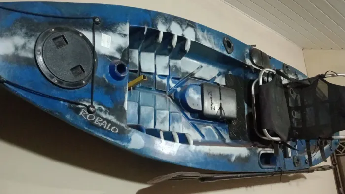 Caiaque com motor gasolina 63 cc cadeira de alumínio confortável e Remo 