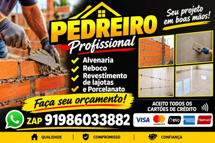 Pedreiro profissional