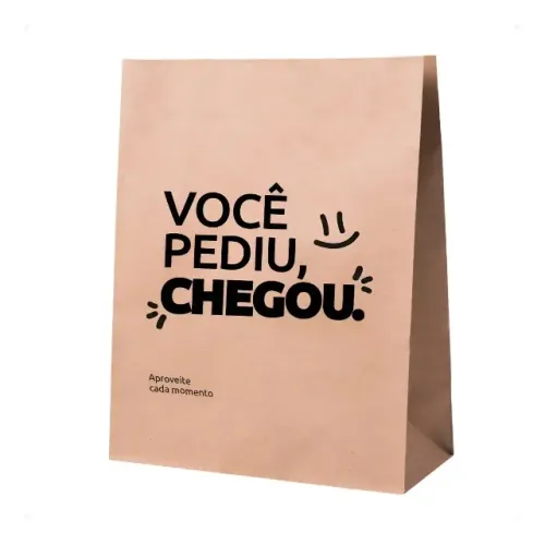 Saco Kraft para Delivery GG 18 x 30 x 32 cm (40 und)