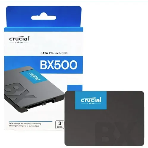 SSD Crucial 240GB BX500 SATA III - (Novo e Lacrado na Caixa)